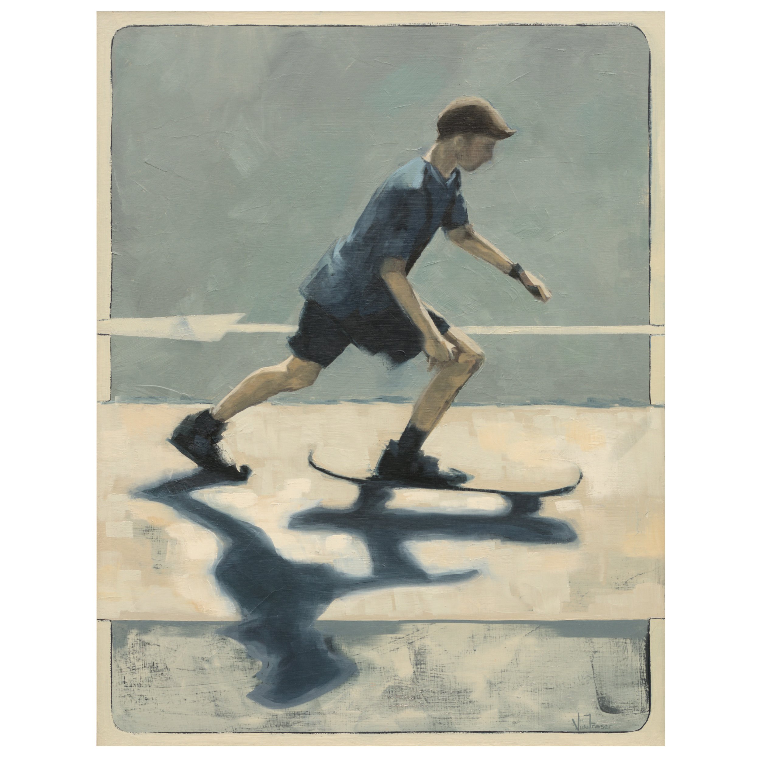 Skater Boy - Original — Vicki Fraser Art